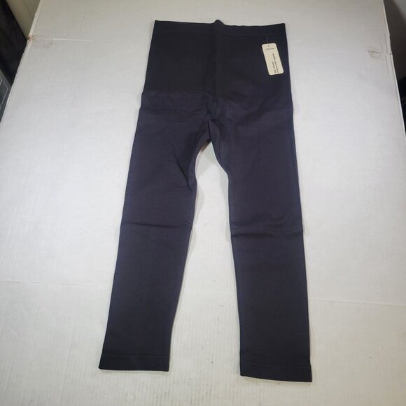 Empetua Black High Waisted Shaping Capri Leggings #42024 Size L - Picture 1 of 5